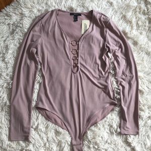 Forever 21 Mauve bodysuit